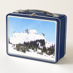 ヤギの山 メタルランチボックス