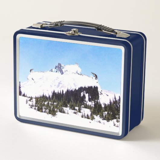 ヤギの山 メタルランチボックス (正面)