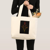 ヤギの年 ラージトートバッグ (正面(商品))