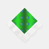 ヤギの年 縁ありカクテルナプキン (角)