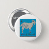 ヤギの年 缶バッジ (正面&裏面)