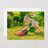 ヤギの庭師、花園を破壊する シーズンポストカード (正面/裏面)