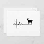 ヤギの心拍 ポストカード (正面/裏面)