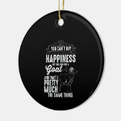 ヤギの恋人よ幸せ買ない セラミックオーナメント (左)