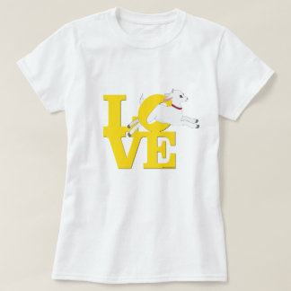 ヤギの恋人 | イエローヤギL O V E – ホワイトヤギ Tシャツ