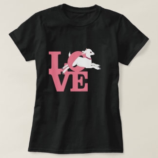 ヤギの恋人 | ベビーピンクダークヤギL O V E Tシャツ