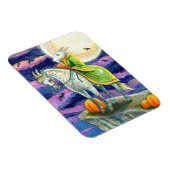 ヤギの悪魔、確かに足を踏んだスティードファンタジーハロウィーン マグネット (右側)