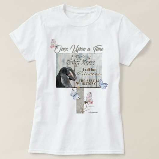 ヤギの愛 | Once On A Time Tシャツ (デザイン正面)