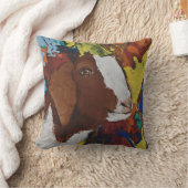 ヤギの枕 クッション (ブランケット)