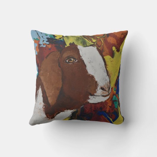 ヤギの枕 クッション (裏面)