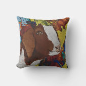 ヤギの枕 クッション (正面)