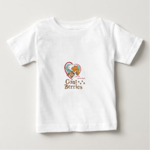 ヤギの果実の乳児のティー ベビーTシャツ
