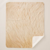 ヤギの毛の毛の動物のテクスチャ シェルパブランケット (正面)