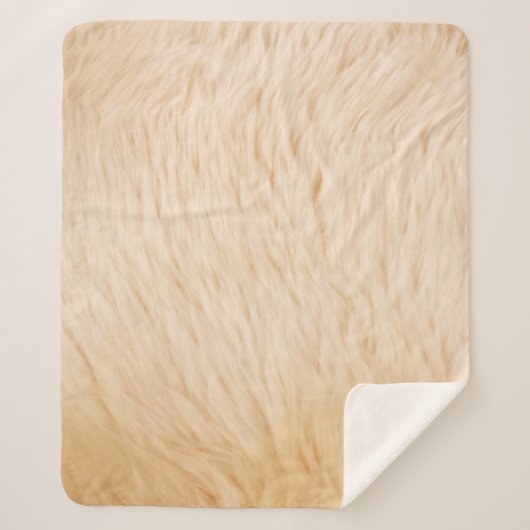 ヤギの毛の毛の動物のテクスチャ シェルパブランケット (正面)