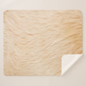 ヤギの毛の毛の動物のテクスチャ シェルパブランケット (正面(横))