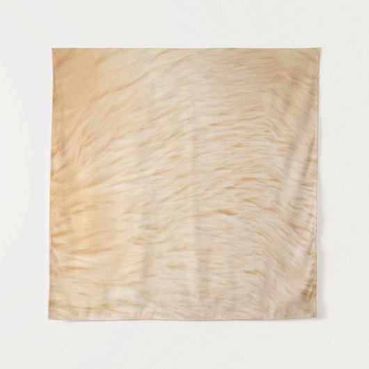 ヤギの毛の毛の動物のテクスチャ タペストリー (正面(横))