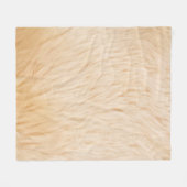 ヤギの毛の毛の動物のテクスチャ フリースブランケット (正面(横))