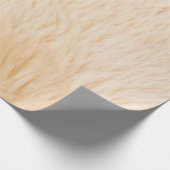 ヤギの毛の毛の動物のテクスチャ ラッピングペーパー (角)