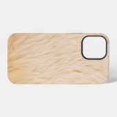 ヤギの毛皮のテクスチャー iPhoneケース (裏面横)