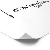 ヤギの漫画6928 ポスター (角)