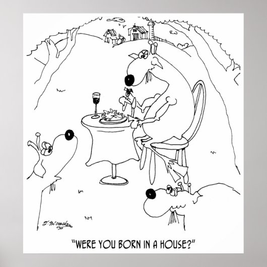 ヤギの漫画6928 ポスター (正面)