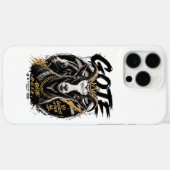 ヤギの王冠 高級スマホケースデザイン Case-Mate iPhoneケース (裏面 (横))