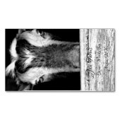 ヤギの磁石 マグネット名刺 (正面)