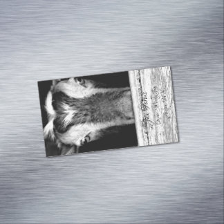 ヤギの磁石 マグネット名刺