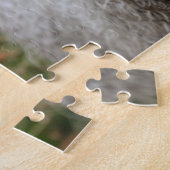 ヤギの羊の野生生命動物家族フィールド自然 ジグソーパズル (側面)