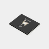 ヤギの群れ熱狂するのおもしろい一つ ポストイット (アングル)