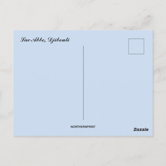 ヤギの群れ ポストカード (裏面)