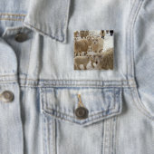 ヤギの群 缶バッジ (インサイチュ)