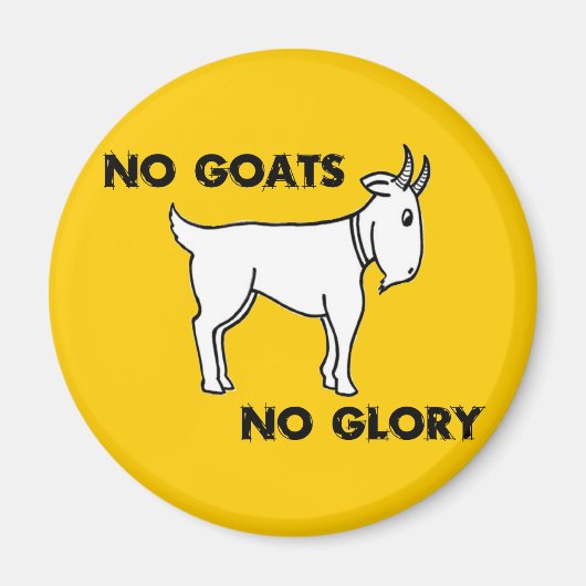 ヤギの花なし マグネット (正面)