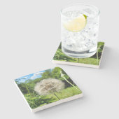 ヤギの花 ストーンコースター (横)