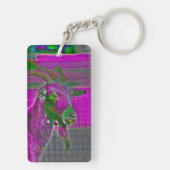 ヤギの芸術 キーホルダー (裏面)