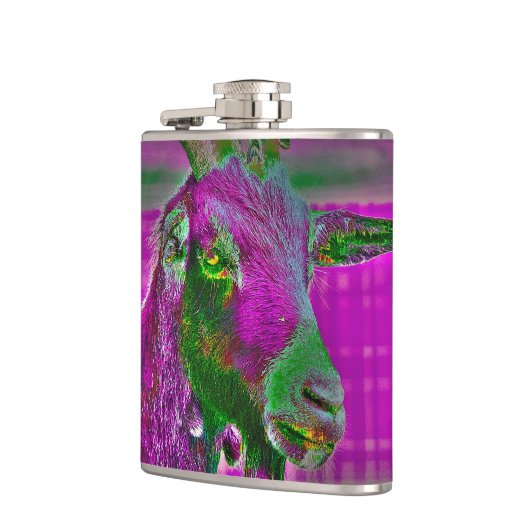 ヤギの芸術 フラスク (左)