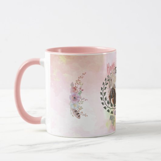 ヤギの芸術 |ホームは私のヤギがGetYerGoatである場所 マグカップ (左)