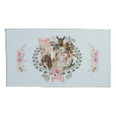 ヤギの芸術 |ホームは私のヤギがGetYerGoatである場所 枕カバー (裏面-右)