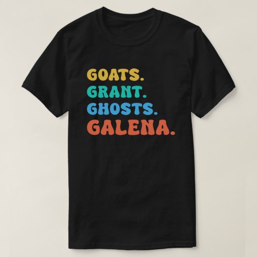 ヤギの許可幽霊ガレナ Tシャツ (デザイン正面)