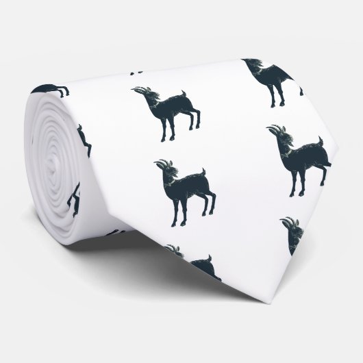 ヤギの身に着けているちょうネクタイScratchboard ネクタイ (ロール)