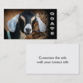 ヤギの農場の名刺 名刺 (正面/裏面)