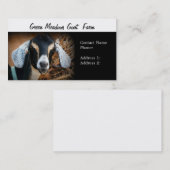 ヤギの農場の名刺 名刺 (正面/裏面)