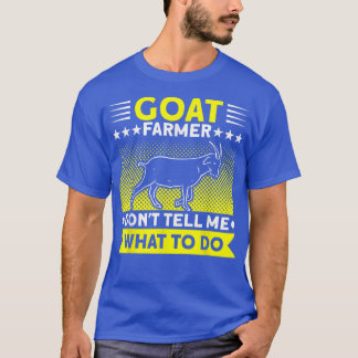 ヤギの農家ヤギFを何をすべきか教えない農家 Tシャツ