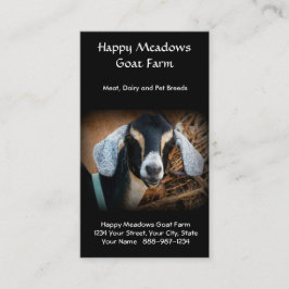 ヤギの農業か繁殖の名刺 名刺