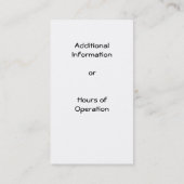 ヤギの農業か繁殖の名刺 名刺 (裏面)