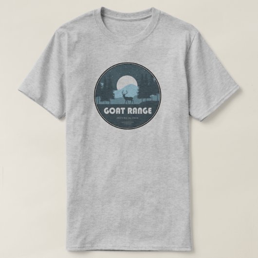 ヤギの遊歩道州立公園のシカ Tシャツ (デザイン正面)