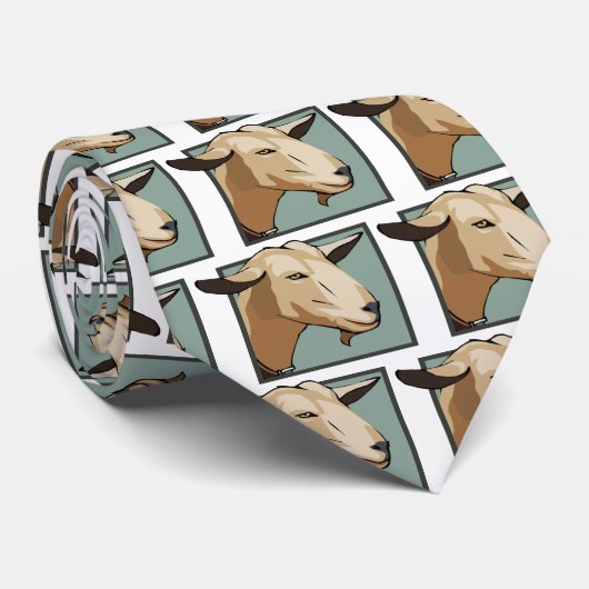 ヤギの頭部 ネクタイ (ロール)