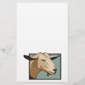 ヤギの頭部 便箋 (正面)