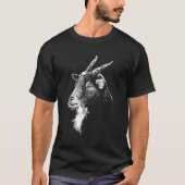 ヤギの頭 Tシャツ (正面)