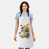 ヤギの魔女ブロムカボチャのハロウィーンの衣装 エプロン (着用した状態)